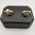 Bedazled Twins Ring - 24K Gold Plate - Offer Hunts
