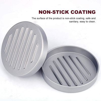 Burger Press Hamburger Maker with Wood Handle - Offer Hunts