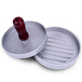 Burger Press Hamburger Maker with Wood Handle - Offer Hunts