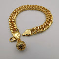 24K Gold Plated Chain Mini Egg Bracelet - Offer Hunts