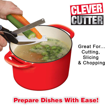 Clever Cutter 2-in-1 Knife & Cutting Board - Offer Hunts