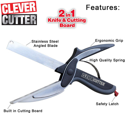 Clever Cutter 2-in-1 Knife & Cutting Board - Offer Hunts