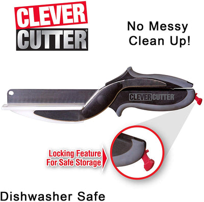 Clever Cutter 2-in-1 Knife & Cutting Board - Offer Hunts