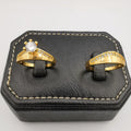 Curved Twins Ring - 24K Gold Plate - Offer Hunts