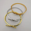 24K Gold Plated Stainless Steel Wings Bracelet Set [3 Pieces] - Adjustable Clasp Lock - Offer Hunts
