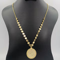 24K Gold Plated Coin Necklace - Style 2 - Offer Hunts