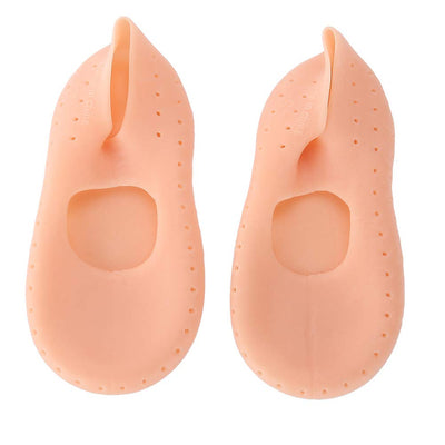 [2 Pieces] Silicone Sock, Non Slip Breathable Moisturizing Socks - Foot protector - Offer Hunts