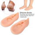 [2 Pieces] Silicone Sock, Non Slip Breathable Moisturizing Socks - Foot protector - Offer Hunts