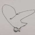 18K White Gold Plated Lucky Fish Necklace - Offer Hunts