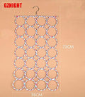 28 Count Circles Scarf and Belt Organizer Collapsible (Random Color) - Offer Hunts