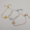24K Gold Plated Star Bracelet Set [3 Pieces] - Offer Hunts