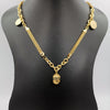 24K Gold Plated Stranded Egg Coin Necklace - Offer Hunts