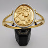 24K Gold Plated Camay Bangle Bracelet