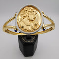 24K Gold Plated Camay Bangle Bracelet