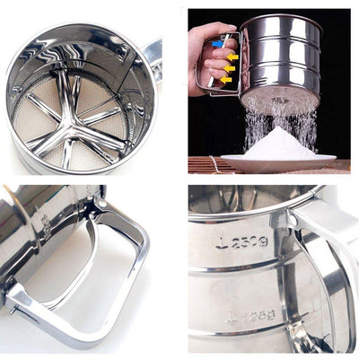 Stainless Mesh Flour Sifter - Offer Hunts