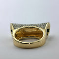 Golden Bling Fashion Ring - 100+ Crystals - Offer Hunts