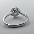 Slender Silver Ring - 4 Prongs and 1 Stone - Offer Hunts
