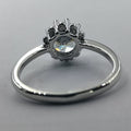 Prong Silver Ring - 10 Prongs and 1 Stone - Offer Hunts