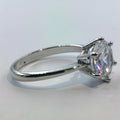 Classic Silver Ring - 6 Prongs and 1 Stone - Offer Hunts