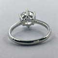 Classic Silver Ring - 6 Prongs and 1 Stone - Offer Hunts