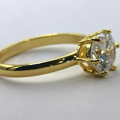 Majestic Gold Elegance - 6 Prongs and 1 Stone - Offer Hunts