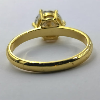 Majestic Gold Elegance - 6 Prongs and 1 Stone - Offer Hunts