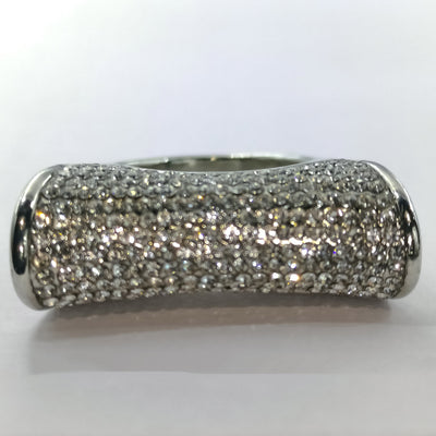 Silver Bling Fashion Ring - 100+ Crystals - Offer Hunts