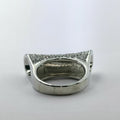 Silver Bling Fashion Ring - 100+ Crystals - Offer Hunts