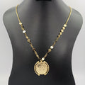 24K Gold Plated Coin Necklace - Style 1 - Offer Hunts