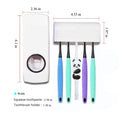 Toothbrush Holder, Automatic Toothpaste Dispenser, Toothpaste Squeezer Kit With 5 Toothbrush Holder Organizer Set - Offer Hunts