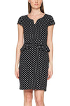 Black Dotted Dress - Comma - Offer Hunts